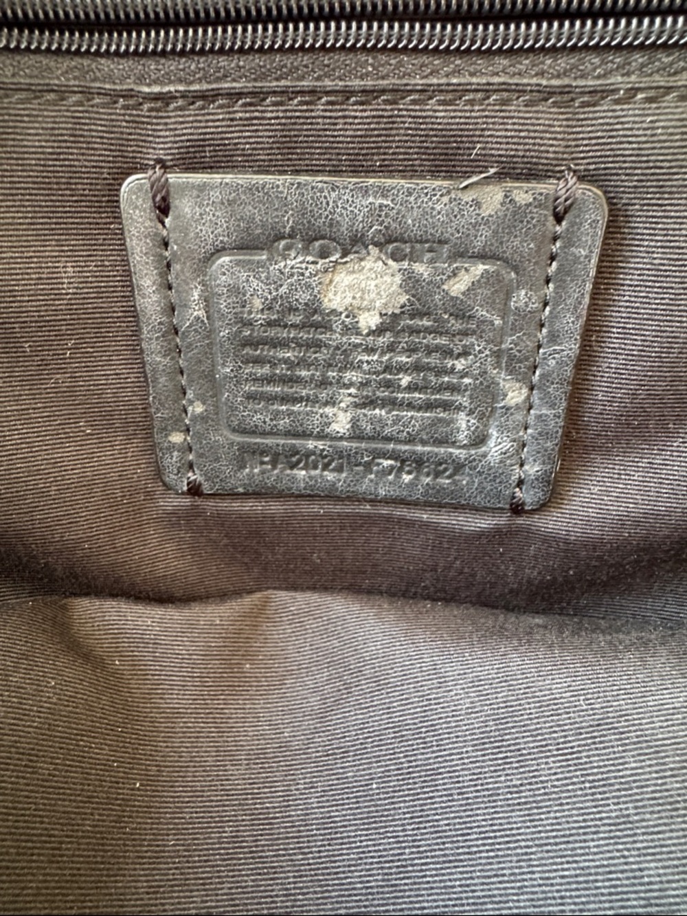 Coach Black Pebbled Leather Mini Backpack with Gold Hardware - Picture 3 of 3
